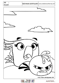 angry-birds-stella boyama sayfaları